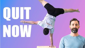 Why I Stopped Training the One Arm Handstand