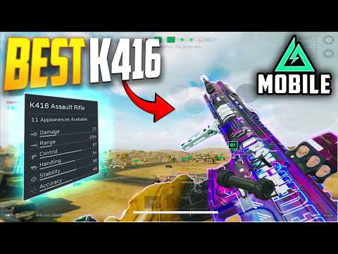 The Best K416 Loadout! Warfare Gameplay Delta Force Mobile 🔥