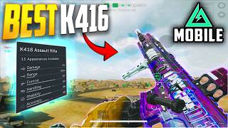The Best K416 Loadout! Warfare Gameplay Delta Force Mobile 🔥