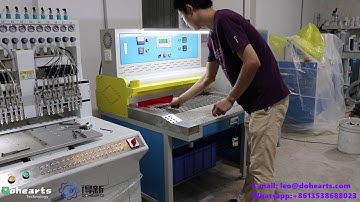 Automatic dispensing machine making soft pvc rubber patch
