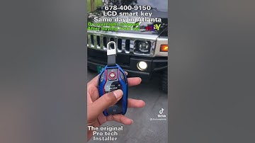 Hummer - 2005 touchscreen LCD CAR KEY upgrade car mod YES! ONLY HERE! #Hummer #GMC #Tahoe #Escalade