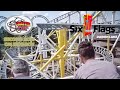 MotoCoaster Second Row  On Ride POV - Six Flags Darien Lake