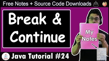 Java Tutorial: break and continue in Java