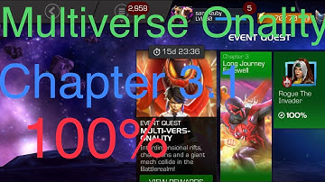 MCOC - Multiverse Onality (Cavalier) Chapter 3.1 - 100% exploration