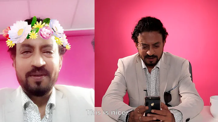 Irrfan Khan tries things kids nowadays are into