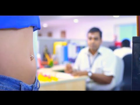 Hot girl navel piercing