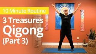 Three Treasures Qigong (Part 3) | 10 Minute Daily Routines #qigong #qigongforbeginners by Brain Education TV 2,169 views 4 months ago 10 minutes, 27 seconds
