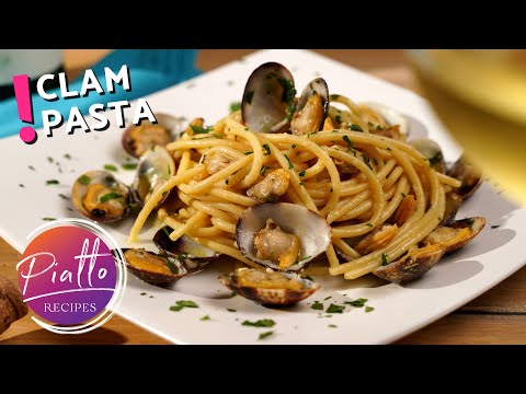 Italian Clam Spaghetti Recipe with White Sauce