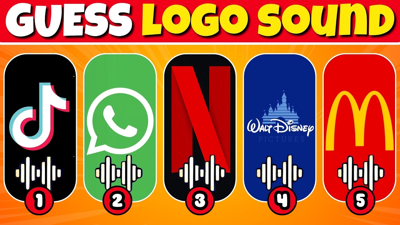 Guess The Logo Sound 🥇🍏🔊 McDonald’s, TikTok, Netflix ~ Ultimate Audio Logo Quiz