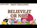Angry birds 2 Daily Challenge 6/18/2026 & 6/19/2026 Its not impossible,before King Pig Panic