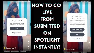 How To make your Snapchat Spotlight Video go Snapchat Status - hdvideostatus.com