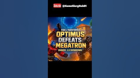 PUBG x Transformers – Optimus Defeats Megatron in Erangel 3.9 Showdown!