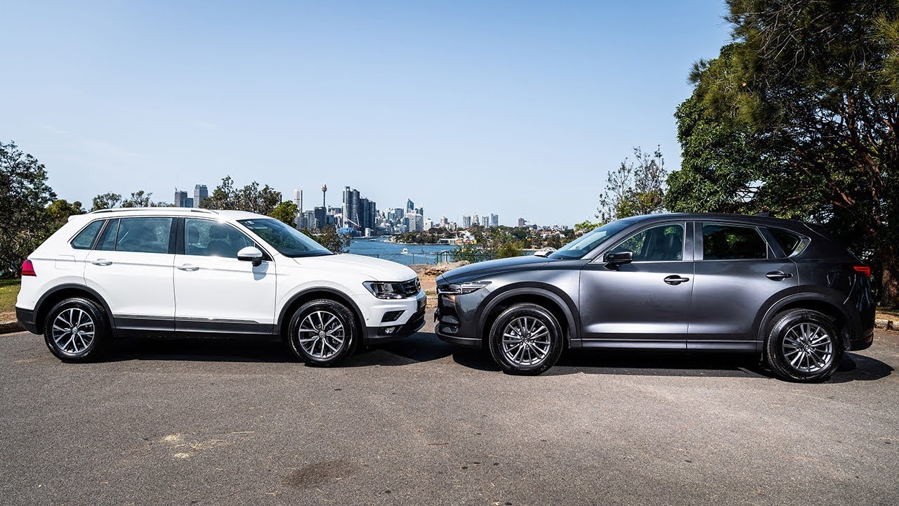19 Mazda Cx 5 Vs 19 Volkswagen Tiguan Best Compact Suvs Youtube