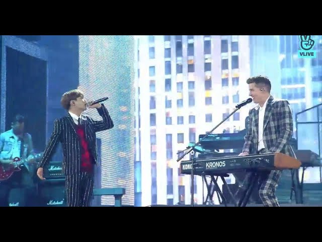 Jungkook & Charlie Puth - 'WE DON'T TALK ANYMORE' Live (MBCPLUS X genie music AWARDS) class=
