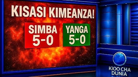 SIMBA Vs YANGA WAWASHA MOTO | Mashambulizi ya Kisasi 5-0 Zilizotikisa Tanzania