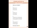 Learn Dutch A1 | Day 9 Shorts #2 | Dutch Question Test 📘