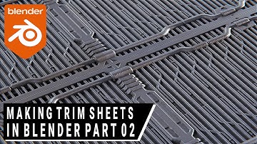Making Trim Sheets in Blender 02! #b3d
