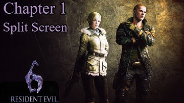 Resident Evil 6 Full Walkthrough [Chapter 1] [Jake & Sherry] [Split Screen] with @Kyushadow