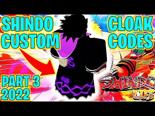 Shindo Life Cloak ID Codes and Equip Instructions