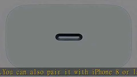 Apple 20W USB-C Power Adapter - iPhone Charger with Fast Charging Capability, Type C Wall Charger