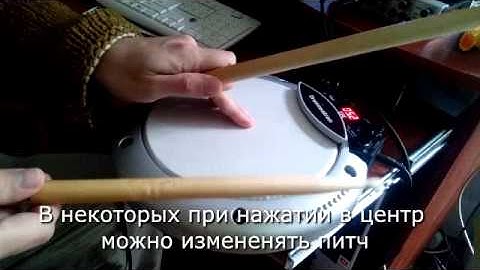 Drummatron Drum Synth Demo (Korg Wavedrum replika)