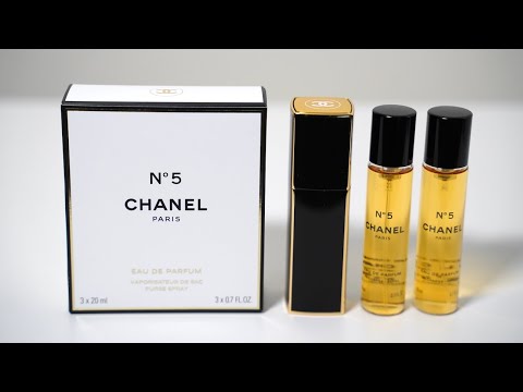 Chanel No.5 Eau Premiere Eau De Parfum Purse Spray And 2 Refills