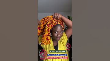 Simple Ankara Gele Headwrap Tutorial #ankara #tutorial