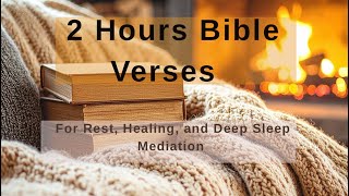 🕊️ Sleep in God’s Peace | 2 Hour King James Bible Verses for Rest, Healing \& Deep Sleep Meditation