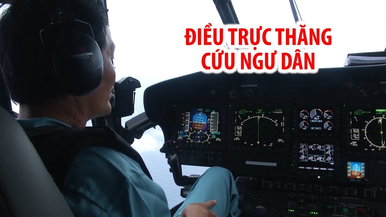 Nửa đêm, trực thăng quân đội bay ra Trường Sa cứu ngư... - youtube