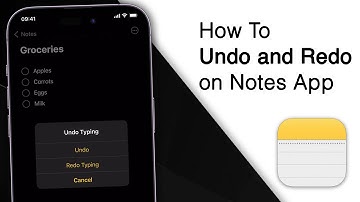 How to Undo and Redo on the Notes App [iOS 16]