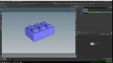Procedual lego Brick tool in Houdini
