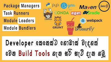 Everything about Build Tools for Developers - Sinhala