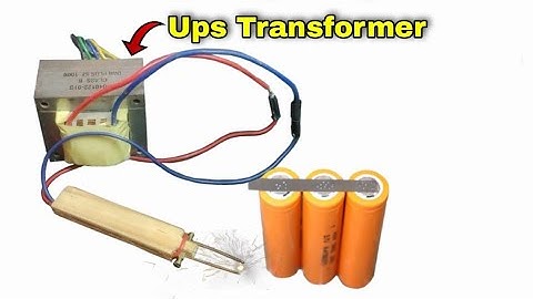 Spot Welding Machine Using Ups Transformer