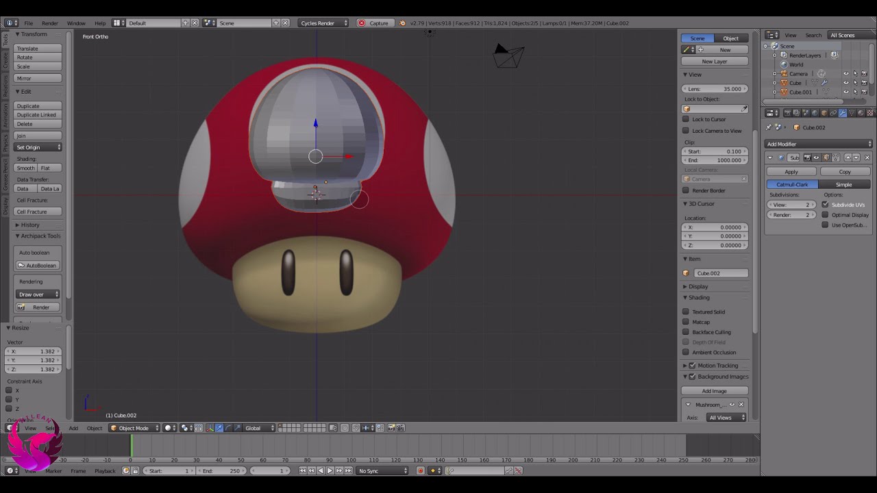 Blender tutorial for complete beginners - 3D - part 3 - YouTube