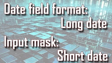 Change the Date field format of the open table to Long date and the input mask into Short date....