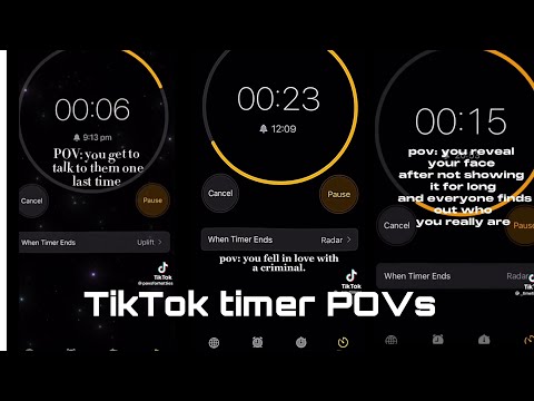 TikTok timer POVs to make you feel like the ✨main character✨