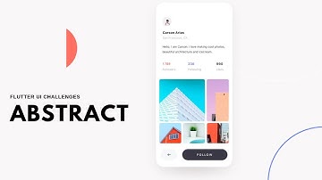 FlutterUI - Minimal Designs - Profile