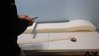 How to cut replacement foam for cushions