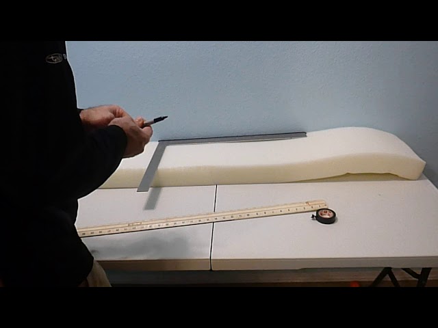 How to cut replacement foam for cushions 