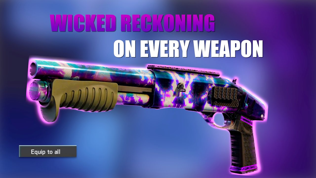 Wicked Reckoning UNIVERSAL WEAPON SKIN On EVERY Weapon In The Game - R6 ...