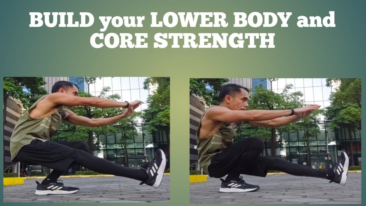 BASIC & SIMPLE LEG WORKOUT/// PISTOL SQUAT - YouTube
