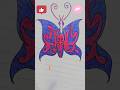 Thread Art Drawing 🎨 (S/10)🧵 #artdrawing #artvideo #Butterfly  artwiththread #tattoo #ViralArt #art