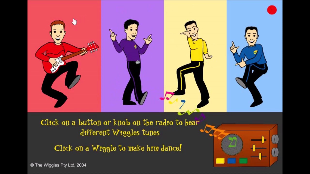 Dance to the Wiggly Radio (2004) – Wiggly internet game - YouTube