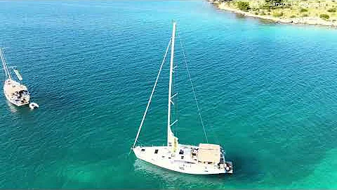 Kornati Island and National Park (Croatia) aerial dronevideo 4K