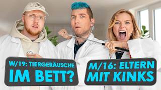 Thumbnail for Wir beantworten EURE gottlosen Liebes-Fragen… | Julia Beautx, Zarbex & Rezo