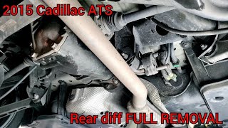 2015 Cadillac ATS 2.5 rear differential replacement