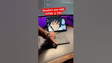 Sasuke with HTML & CSS #css #html #frontend #csstricks #cssanimations