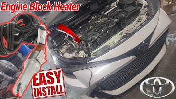$600 at Toyota Dealer? DIY Block Heater Install My Self – Toyota Rav4/Corolla 2.0L