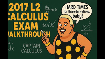 NCEA 2 Calculus 2017 | Step-by-Step Exam Walkthrough with Captain Calculus