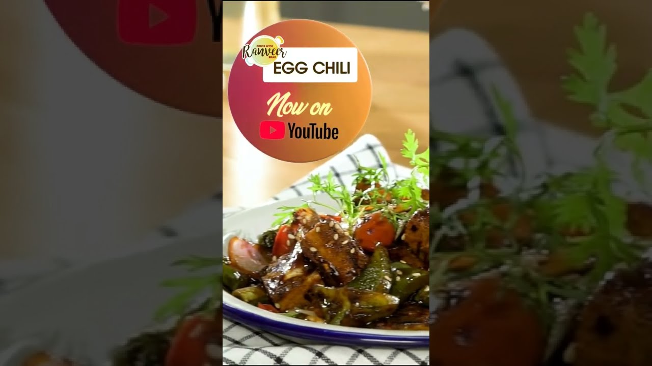 Egg Chili re-imagined! #shorts (recipe link in pinned comment) | Chef Ranveer Brar